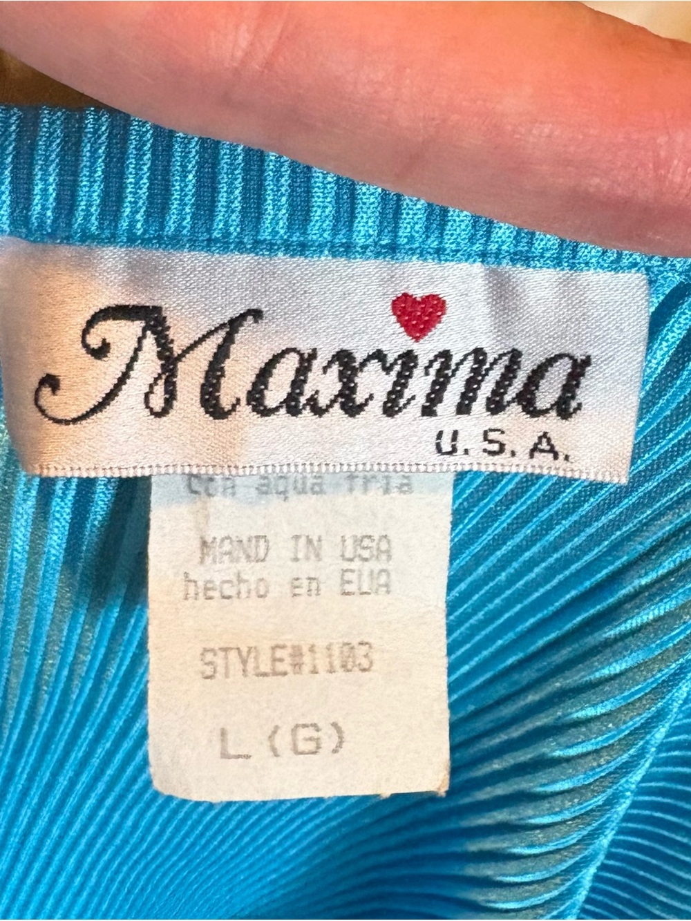 Maxima Bright Blue Wide-Leg Pants & Long Sleeve Top Set - Picture 3 of 6
